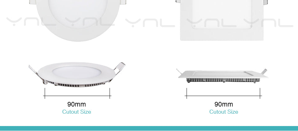 LED Panel light Round lamp 3W 4W 6W 9W 12W 15W 18W led downlight 220V High brightness spotlight