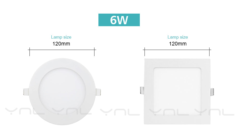 LED Panel light Round lamp 3W 4W 6W 9W 12W 15W 18W led downlight 220V High brightness spotlight