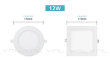 LED Panel light Round lamp 3W 4W 6W 9W 12W 15W 18W led downlight 220V High brightness spotlight