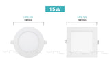 LED Panel light Round lamp 3W 4W 6W 9W 12W 15W 18W led downlight 220V High brightness spotlight
