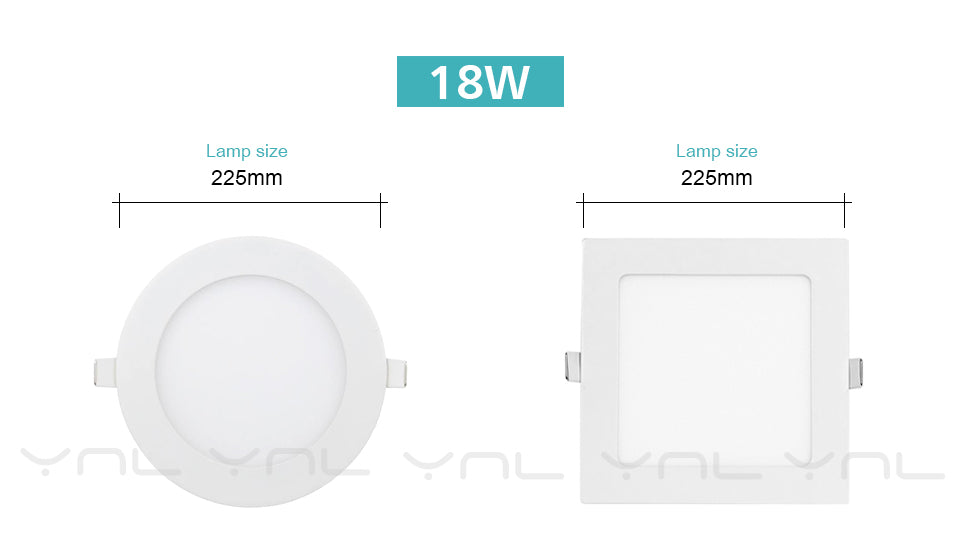 LED Panel light Round lamp 3W 4W 6W 9W 12W 15W 18W led downlight 220V High brightness spotlight