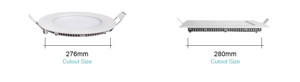 LED Panel light Round lamp 3W 4W 6W 9W 12W 15W 18W led downlight 220V High brightness spotlight