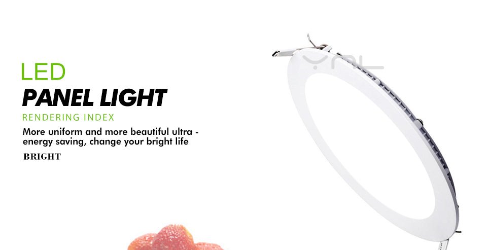 LED Panel light Round lamp 3W 4W 6W 9W 12W 15W 18W led downlight 220V High brightness spotlight