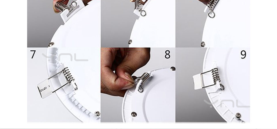 LED Panel light Round lamp 3W 4W 6W 9W 12W 15W 18W led downlight 220V High brightness spotlight