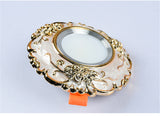 Art Deco Resin Golden Flower Pattern Cob Led Downlight 3W 5W 7W Indoor Home Living Room Aisle Recessed Spot Lamp 8Cm Hole 220V