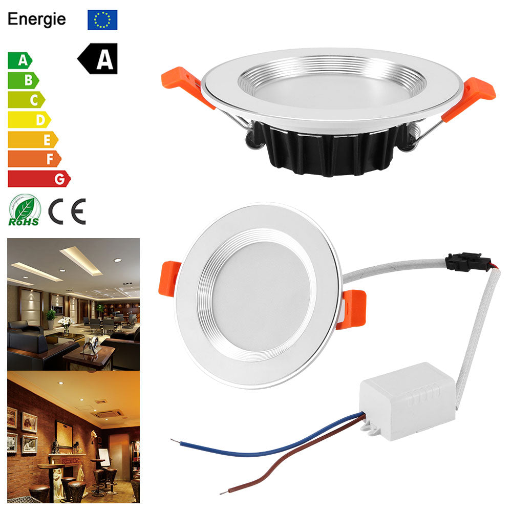 Waterproof LED Downlight Dimmable 1W Waterproof 85-265V Warm White Cold White Recessed LED Lamp SpotLight