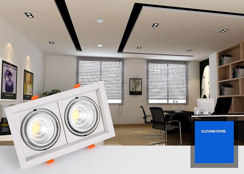 LED downlight Dimmable SPOT Led COB Ceiling led DOwnlight  20W rotating 110V/220V/Warm white surface mounted Indoor Lighting