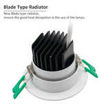 Dimmable Led downlight light COB Ceiling Spot Light 110v 220v 5w 7w 10w 85-265V ceiling recessed downlights Indoor Lighting