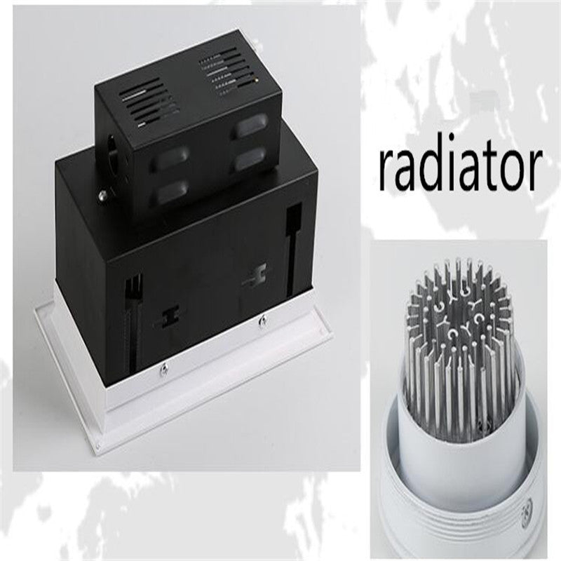 Downlights LED COB Ceiling 26w Surface Mounted dimmable LED Lamps Spot Light AC85-265V square Rotation LED Downlights