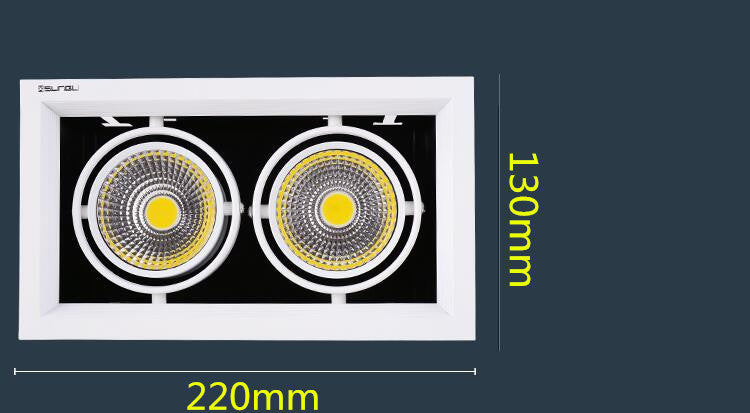 Downlights LED COB Ceiling 26w Surface Mounted dimmable LED Lamps Spot Light AC85-265V square Rotation LED Downlights
