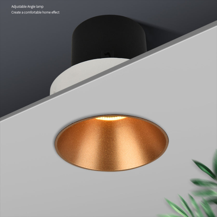 Modern Ceiling Downlight Recessed Anti Glare COB 5/7/10W LED Spotlight Bedroom Living Room Background Indoor Lighting Decor