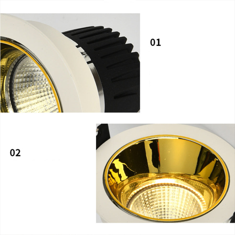 LED Ceiling Spotlights Recessed Anti Glare COB LED Downlights Bedroom 5/7/10W Living Room Decoation Ceiling Downlight