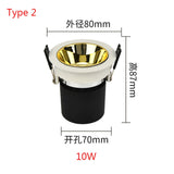 LED Ceiling Spotlights Recessed Anti Glare COB LED Downlights Bedroom 5/7/10W Living Room Decoation Ceiling Downlight