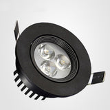 Round dimmable downlight 3W 6W 10W 14W 18W 24W LED recessed ceiling ac85-265V LED indoor lighting