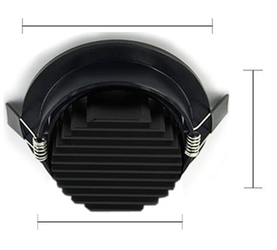 Round dimmable downlight 3W 6W 10W 14W 18W 24W LED recessed ceiling ac85-265V LED indoor lighting