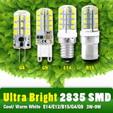 LED G4 G9 Lamp Bulb AC/DC 12V AC220V 9W 8W 7W 5W B15 SMD 2835 LED Lighting Lights replace Halogen Spotlight Chandelier