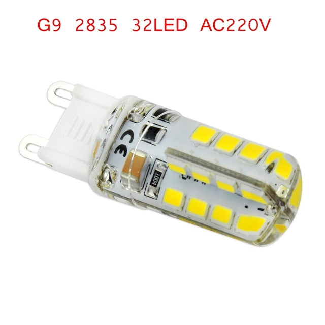 LED G4 G9 Lamp Bulb AC/DC 12V AC220V 9W 8W 7W 5W B15 SMD 2835 LED Lighting Lights replace Halogen Spotlight Chandelier