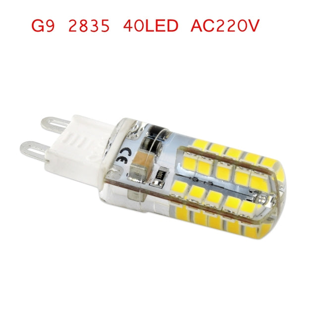 LED G4 G9 Lamp Bulb AC/DC 12V AC220V 9W 8W 7W 5W B15 SMD 2835 LED Lighting Lights replace Halogen Spotlight Chandelier
