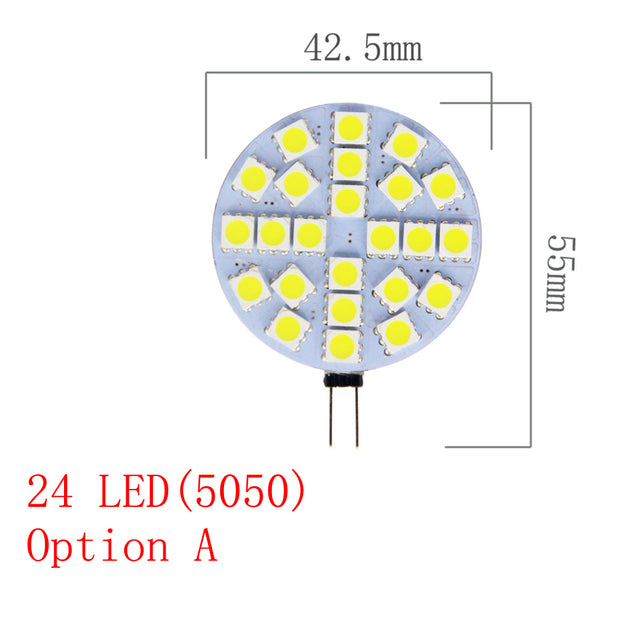 Hot G4 Lamp Bulb DC 12V 4.8W 2.4W 1.8W 1.2W SMD LED warm cold white Lighting Lights replace Halogen Spotlight