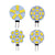 G4 Lamp Bulb DC 12V 2W 3W 5W SMD LED warm cold white Lighting Lights replace Halogen Spotlight
