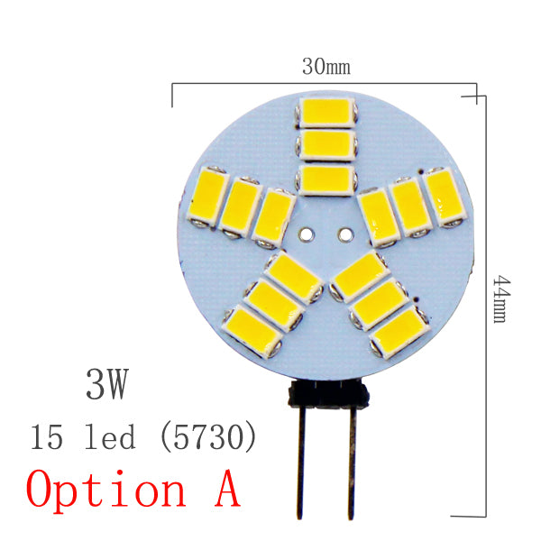 G4 Lamp Bulb DC 12V 2W 3W 5W SMD LED warm cold white Lighting Lights replace Halogen Spotlight