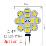 G4 Lamp Bulb DC 12V 2W 3W 5W SMD LED warm cold white Lighting Lights replace Halogen Spotlight