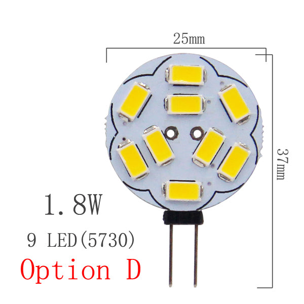 G4 Lamp Bulb DC 12V 2W 3W 5W SMD LED warm cold white Lighting Lights replace Halogen Spotlight