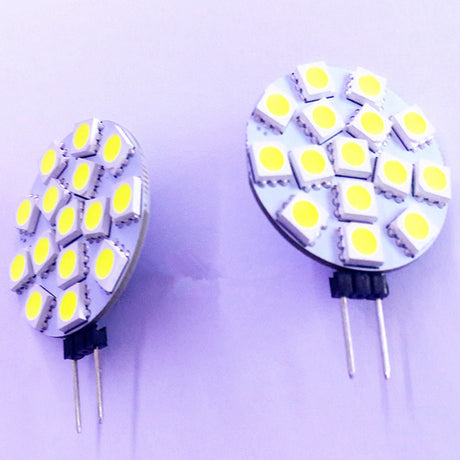 1PCS Free Shipping 3W G4 LED 5050 SMD 15leds 180 Degree Warm White LED Boat Light Bulb Lamp AC/DC 12V 24V DC G4 Spotlight lamp