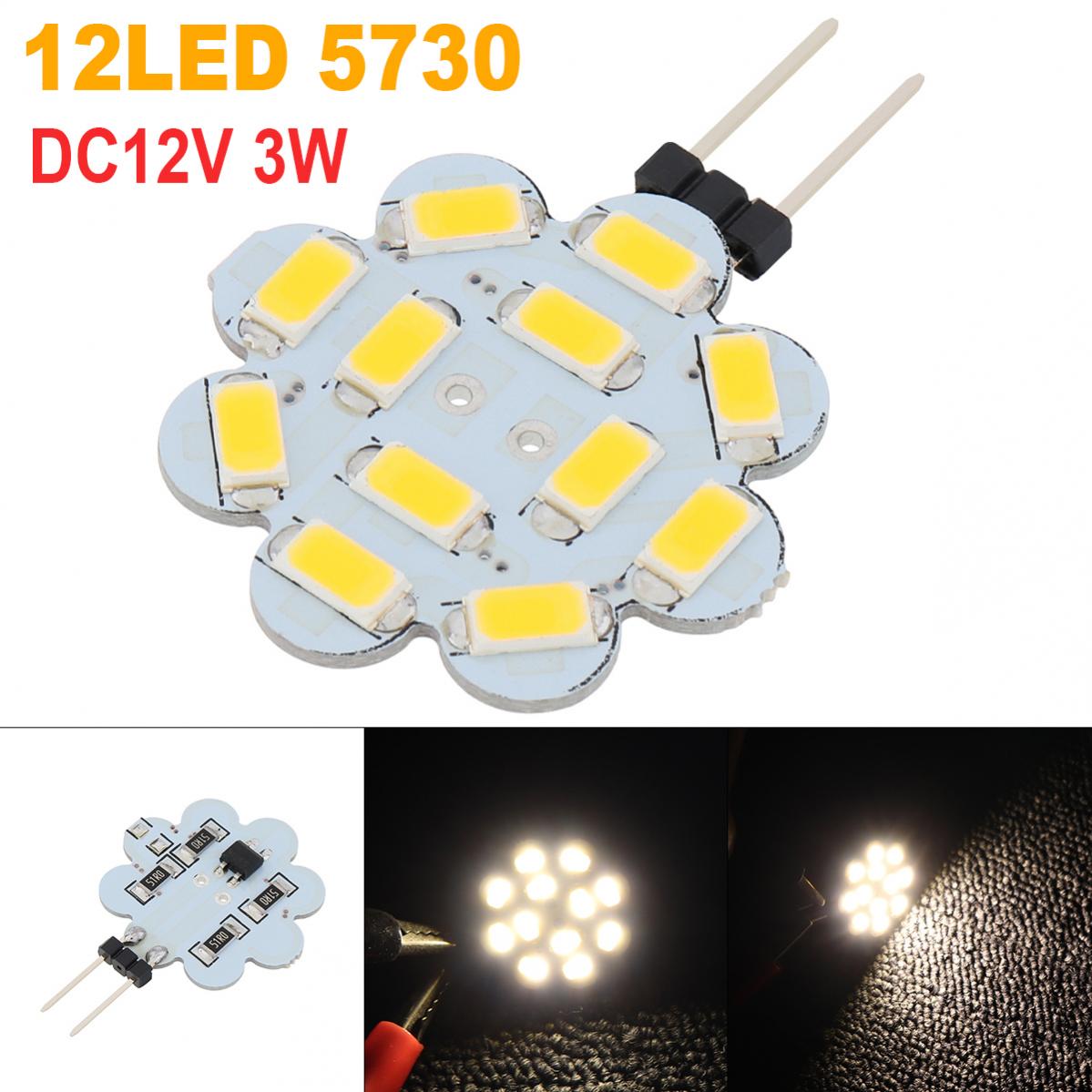 LED Light Board G4 LED Lamp Bulb 5730 SMD LED Bulb DC 12V Bi Pin Lamp LED Bulb 3W Warm Cold Led Lights Halogen