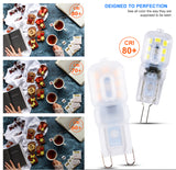 WENNI LED G4 Dimmable Bulb 3W Lampada G9 LED Lamp 5W Corn Bulb LED Light 220V Chandelier Lighting 2835 SMD Replace Halogen Lamp