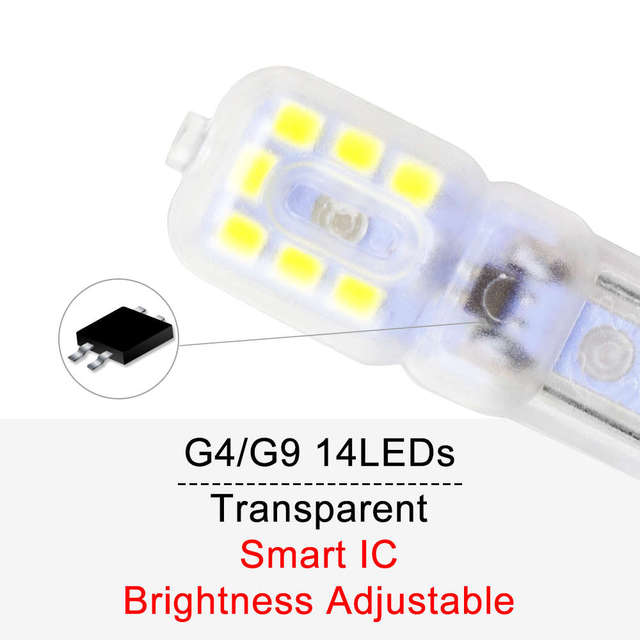 WENNI LED G4 Dimmable Bulb 3W Lampada G9 LED Lamp 5W Corn Bulb LED Light 220V Chandelier Lighting 2835 SMD Replace Halogen Lamp