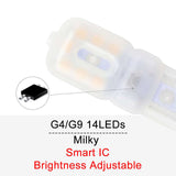 WENNI LED G4 Dimmable Bulb 3W Lampada G9 LED Lamp 5W Corn Bulb LED Light 220V Chandelier Lighting 2835 SMD Replace Halogen Lamp
