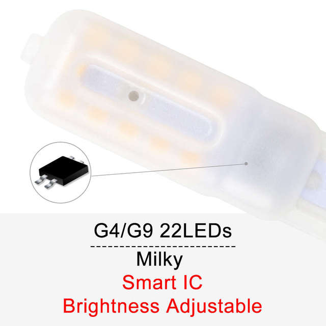 WENNI LED G4 Dimmable Bulb 3W Lampada G9 LED Lamp 5W Corn Bulb LED Light 220V Chandelier Lighting 2835 SMD Replace Halogen Lamp