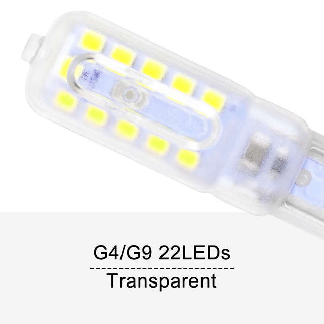 WENNI LED G4 Dimmable Bulb 3W Lampada G9 LED Lamp 5W Corn Bulb LED Light 220V Chandelier Lighting 2835 SMD Replace Halogen Lamp