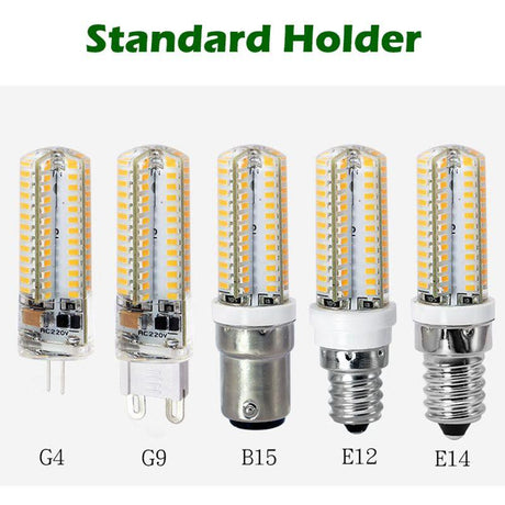 104LEDs G4 G9 E12 E14 B15 SMD 3014 AC 110V 220V Replace Halogen Lamp Light 360 Beam Angle LED Bulb Light Spotlight Chandelier - LED Lights For Sale : Affordable LED Solutions : Wholesale Prices