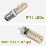 104LEDs G4 G9 E12 E14 B15 SMD 3014 AC 110V 220V Replace Halogen Lamp Light 360 Beam Angle LED Bulb Light Spotlight Chandelier - LED Lights For Sale : Affordable LED Solutions : Wholesale Prices
