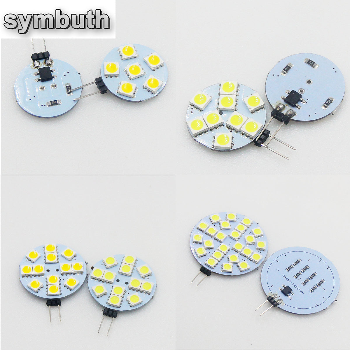 G4 Socket 5050 SMD Led Bulb on DC 12V Replace Halogen Bi-pin Lamp LED Bulb 1.2W 1.8W 2.4W 4.8W Warm Cold Led Lights