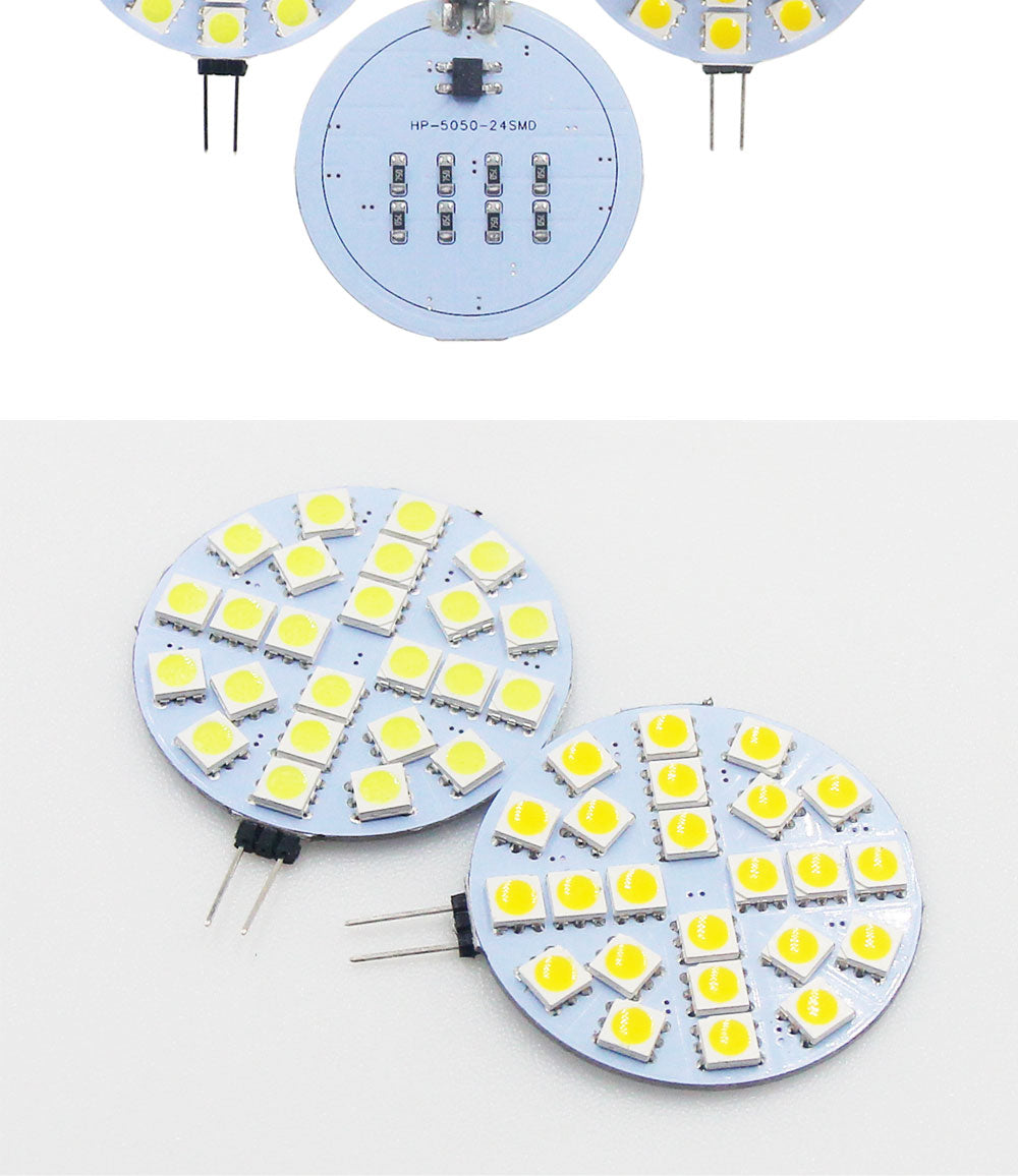 G4 Socket 5050 SMD Led Bulb on DC 12V Replace Halogen Bi-pin Lamp LED Bulb 1.2W 1.8W 2.4W 4.8W Warm Cold Led Lights