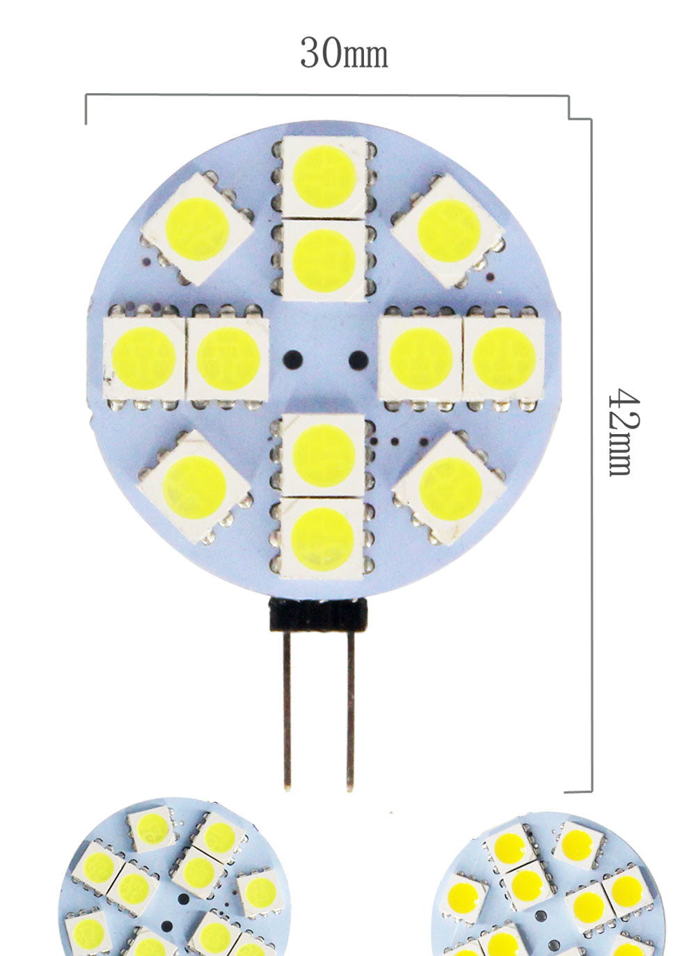 G4 Socket 5050 SMD Led Bulb on DC 12V Replace Halogen Bi-pin Lamp LED Bulb 1.2W 1.8W 2.4W 4.8W Warm Cold Led Lights
