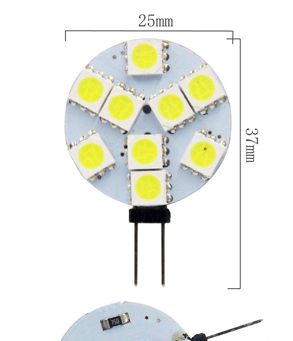 G4 Socket 5050 SMD Led Bulb on DC 12V Replace Halogen Bi-pin Lamp LED Bulb 1.2W 1.8W 2.4W 4.8W Warm Cold Led Lights