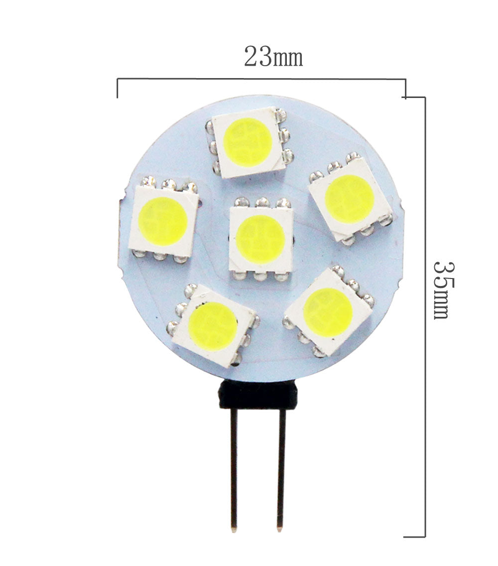 G4 Socket 5050 SMD Led Bulb on DC 12V Replace Halogen Bi-pin Lamp LED Bulb 1.2W 1.8W 2.4W 4.8W Warm Cold Led Lights