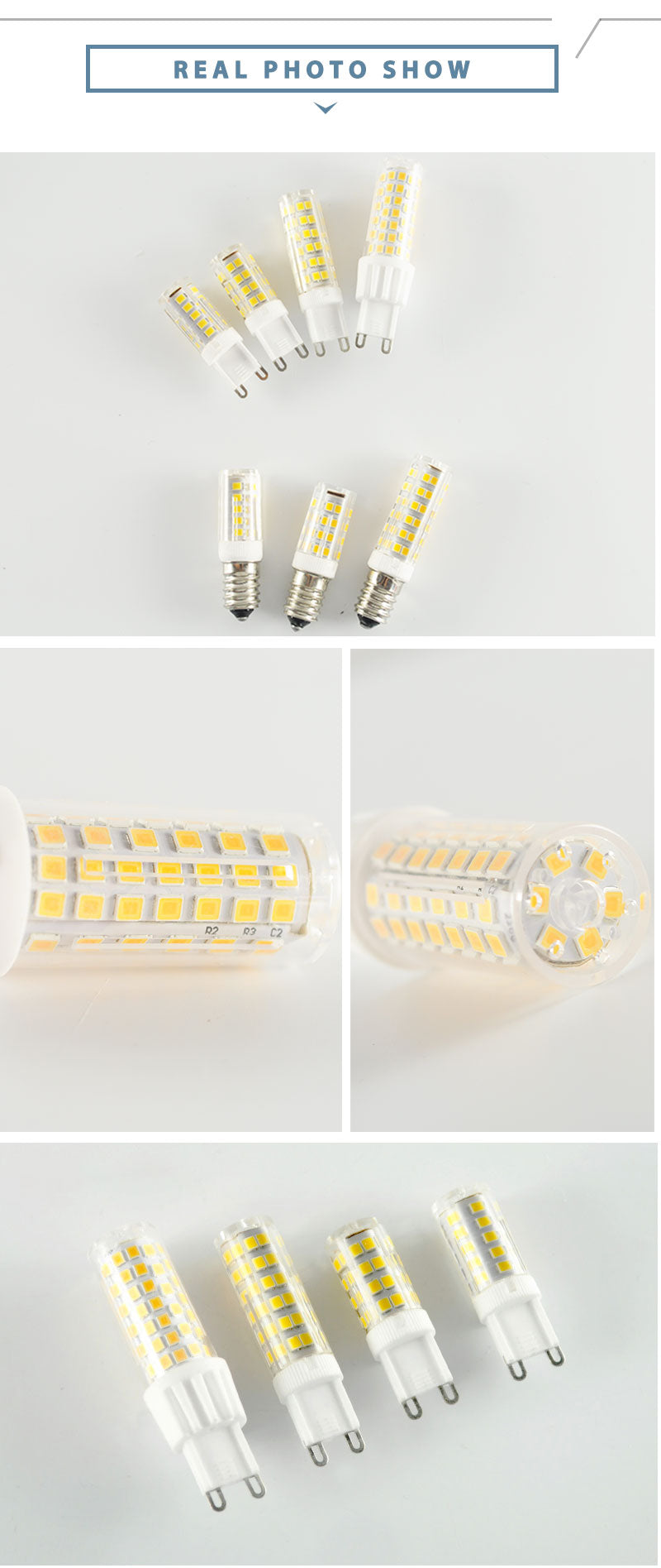10pcs LED G4 G9 Lamp E14 LED Bulb COB 7W 9W 10W 12W 220V AC12V SMD 2835 LED No Flicker Dimmable Ceramic Replace halogen lamp