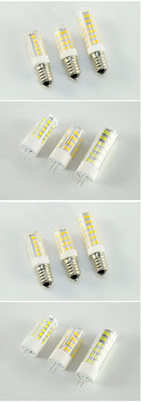 10pcs LED G4 G9 Lamp E14 LED Bulb COB 7W 9W 10W 12W 220V AC12V SMD 2835 LED No Flicker Dimmable Ceramic Replace halogen lamp