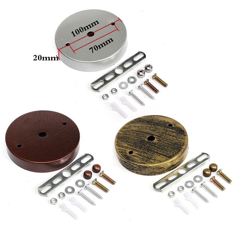 100mm/120mm Ceiling Canopy Wall Sconce Mount LED Base Vintage Pendant Light Lamp Disc Base - LED Lights For Sale : Affordable LED Solutions : Wholesale Prices