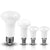 R39 R50 R63 LED lamp E14 E27 Base LED BULB 4W 6W 9W 12W led umbrella bulb light Warm Cold white led light AC220V 230V 240V