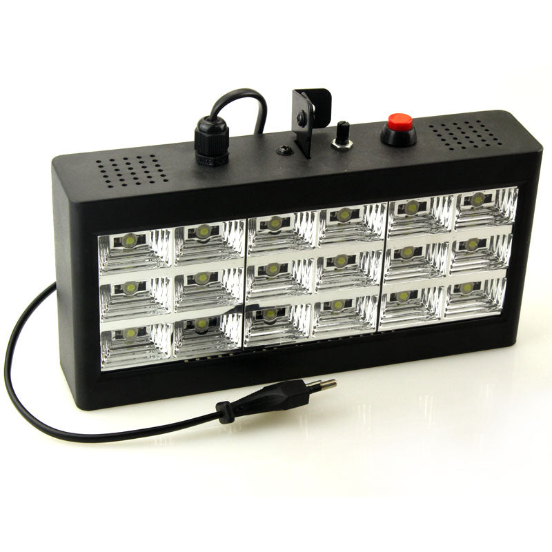 Sound music control 18W RGB Led stage Effect lighting DJ party show strobe Disco light 220V AC 110V Laser Projector Club Bar