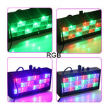 Sound music control 18W RGB Led stage Effect lighting DJ party show strobe Disco light 220V AC 110V Laser Projector Club Bar