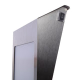 Solar LED Doorplate Light Stainless Steel Home Number Light