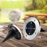 Solar Powered Ground Light Outdoor Waterproof Garden Pathway Buried Lamps With 4 LEDs Solar Lamp for Home Garden Lawn Yard Road