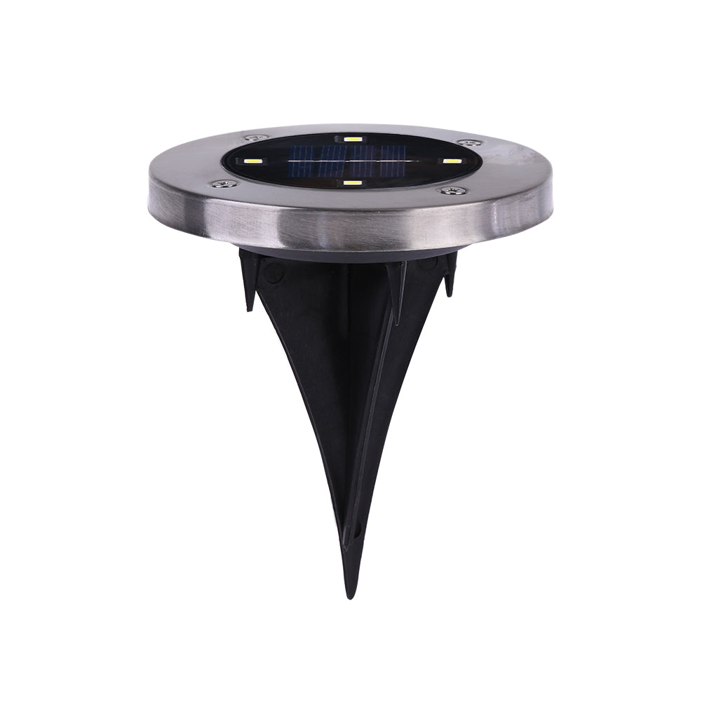 Solar Powered Ground Light Outdoor Waterproof Garden Pathway Buried Lamps With 4 LEDs Solar Lamp for Home Garden Lawn Yard Road